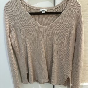 Vince Beige Cashmere Sweater